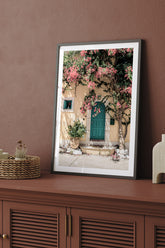 Pembe Çiçekli Ağaç - Art Print